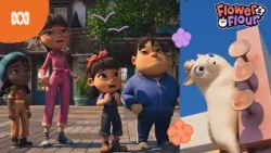 Flour is a stuck cat! 🙀 | Flower & Flour | ABC Kids