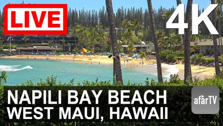 Napili Bay Beach Live in West Maui, Hawaii